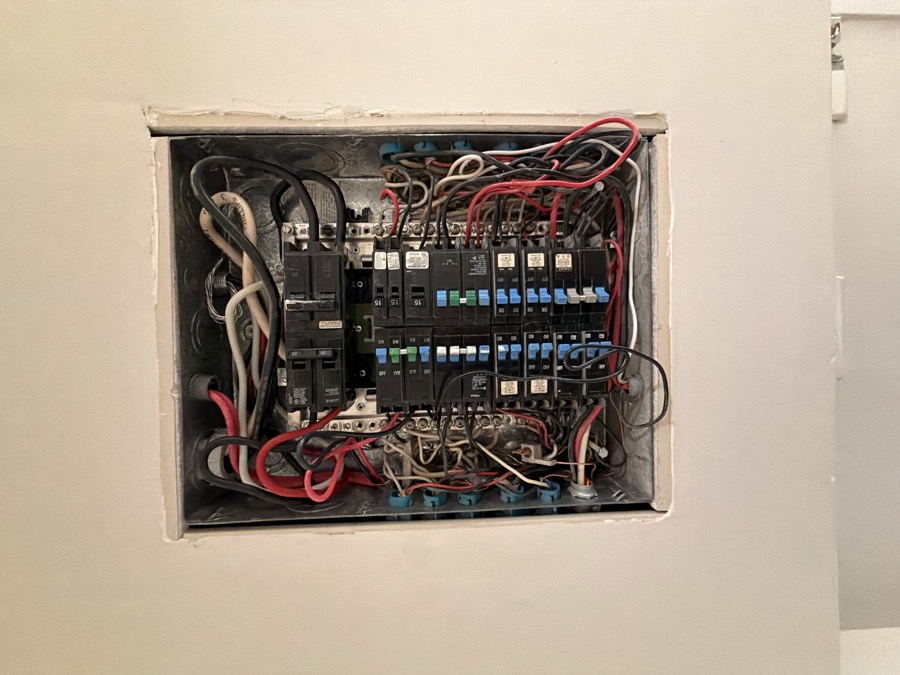 Before Overloaded Panel Surrey
